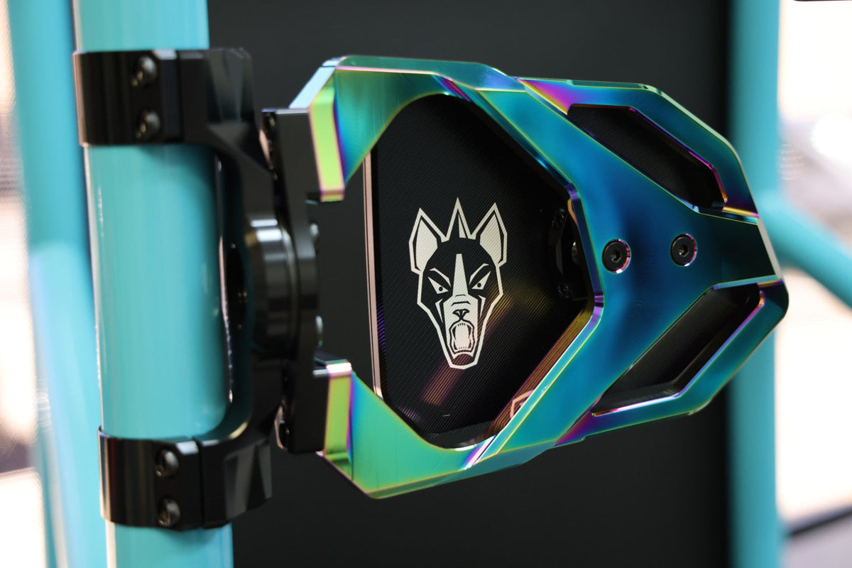 Cuero Race UTV Side Mirror Oil Slick (Set of 2)