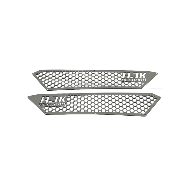 Polaris RZR XP Vent Cover 2024 model year  AJK Offroad Ghost Gray