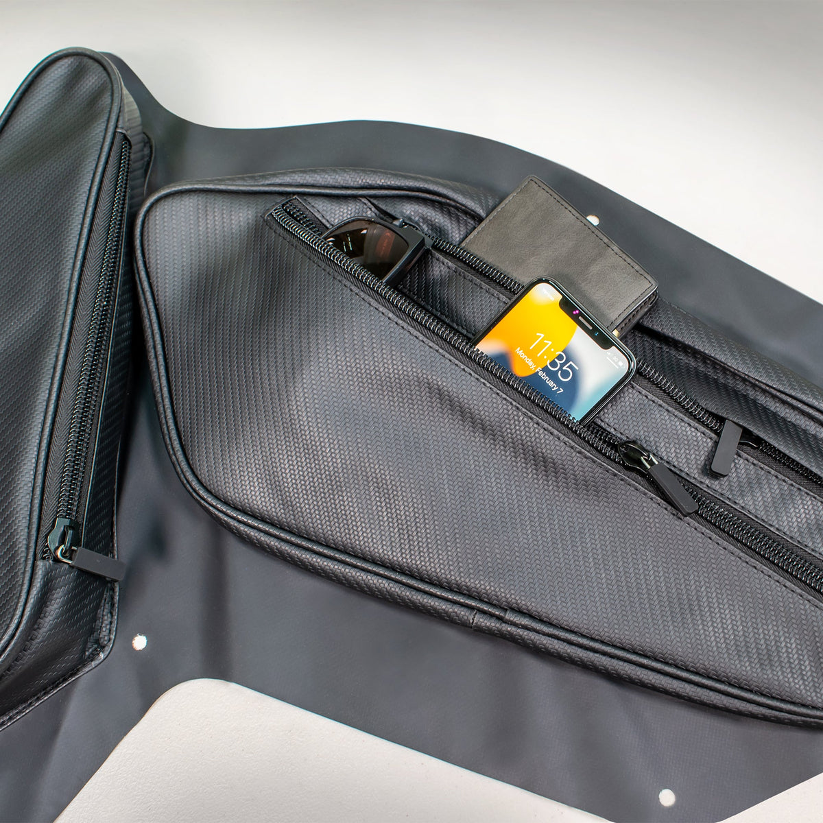 RZR Pro XP interior door pockets for convenient small-item storage