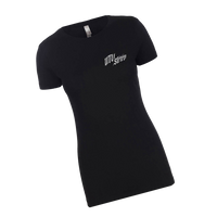 UTV Stereo Women's Signature T-Shirt with Silver Logo | UTVS-A-SHIRT-W-BLK