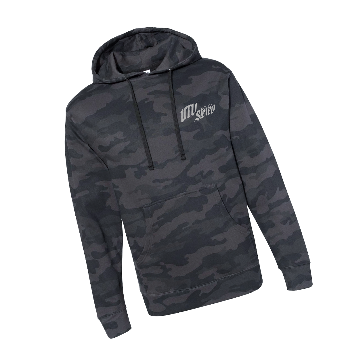UTV Stereo Unisex Black Camo Hoodie | UTVS-A-HOODIE-U-CAMO