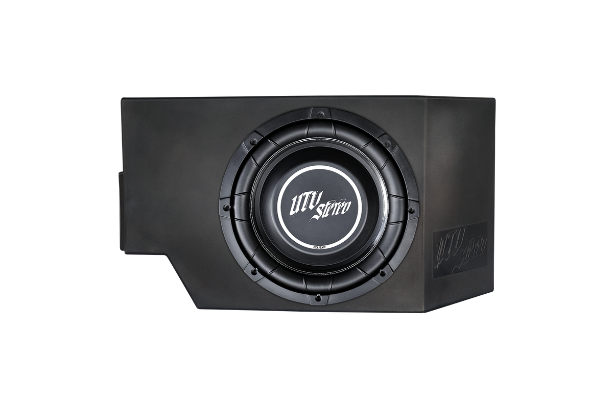 Can-Am® Defender Vented 10" Passenger Subwoofer Enclosure Unloaded | UTVS-DEF-VENC-PASS