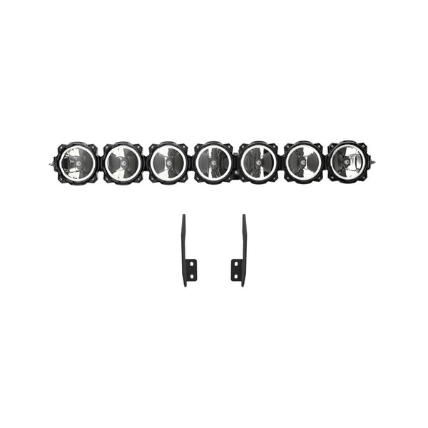 Gravity® LED Pro6 - 7-Light Bar Kit - Front Bumper - GEN3 2011-2016 Ford Super Duty - # 91344