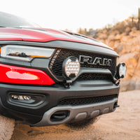 Grille Mount Light Brackets for Two Lights - GEN5 2019+ RAM 1500 Rebel/1500 TRX - # 7346