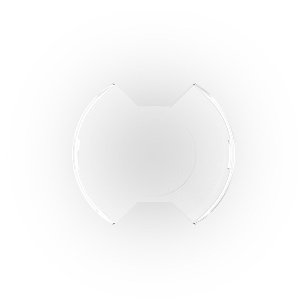 SlimLite® 6" Light Shield - SAE Driving Beam - Clear - # 5120