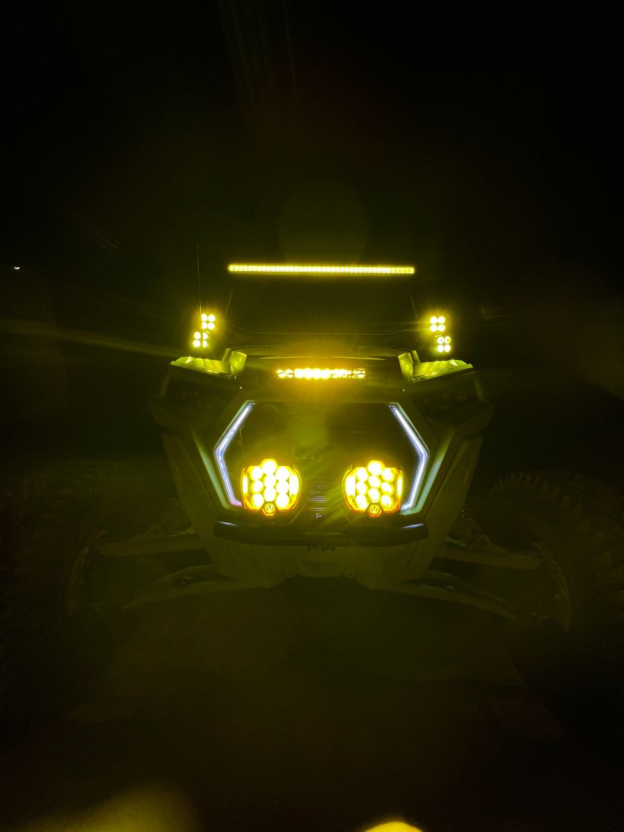 11" CREE LED LIGHT BAR - AMBER SPOT BEAM - Mwhips