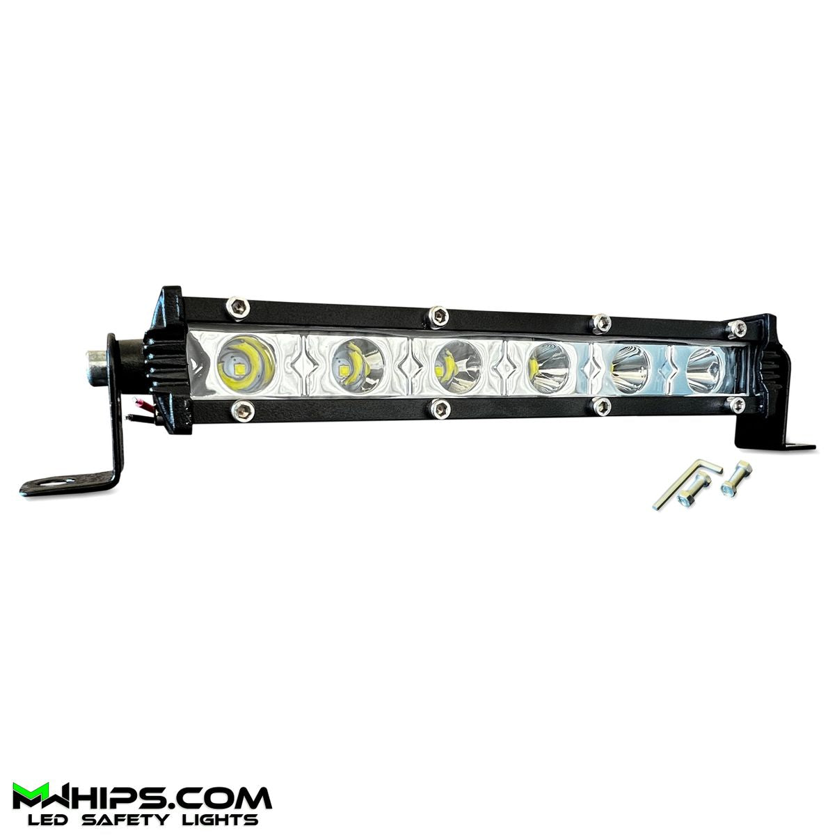 7" CREE LED LIGHT BAR - WHITE SPOT BEAM - Mwhips