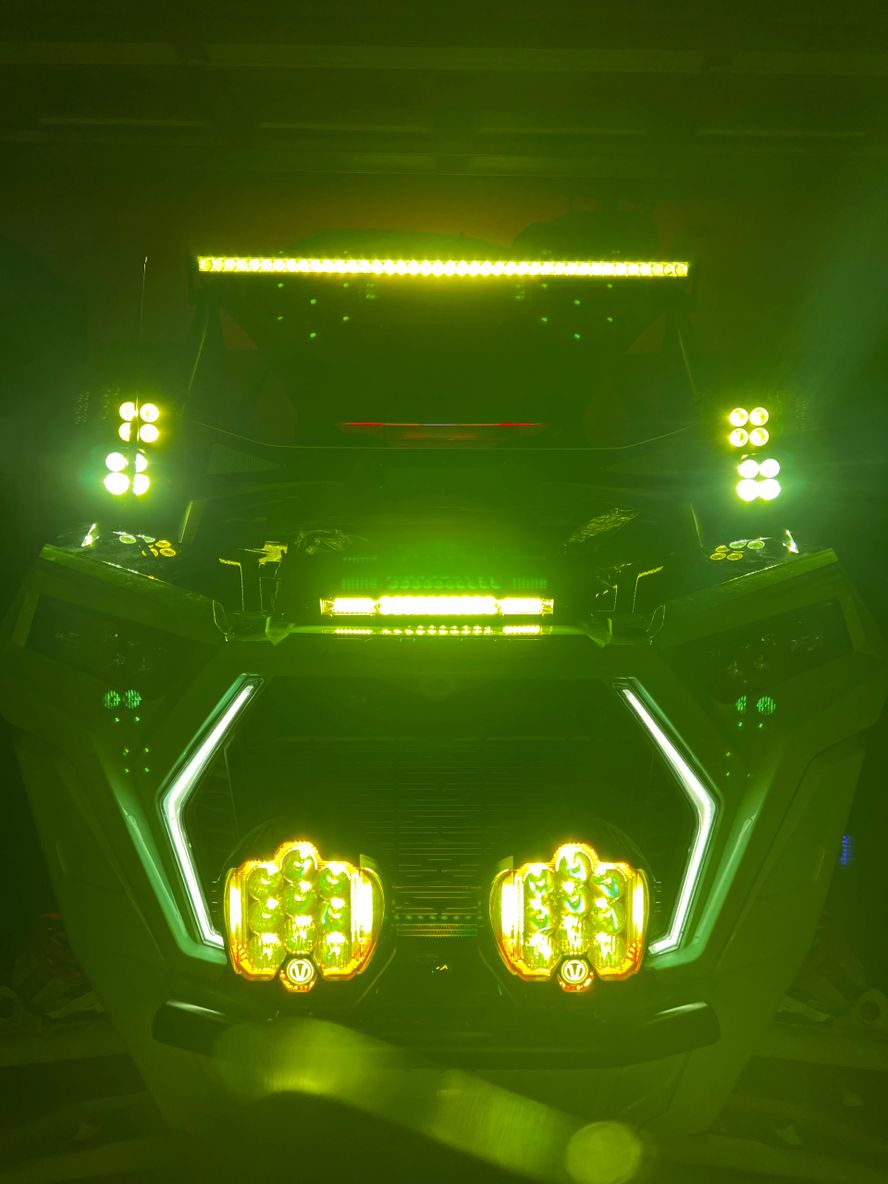 11" THIN MINI LED LIGHT BAR - (78 WATT) - AMBER - Mwhips