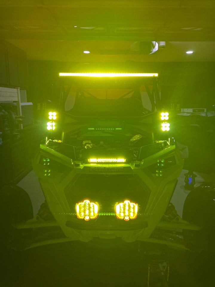 11" THIN MINI LED LIGHT BAR - (78 WATT) - AMBER - Mwhips