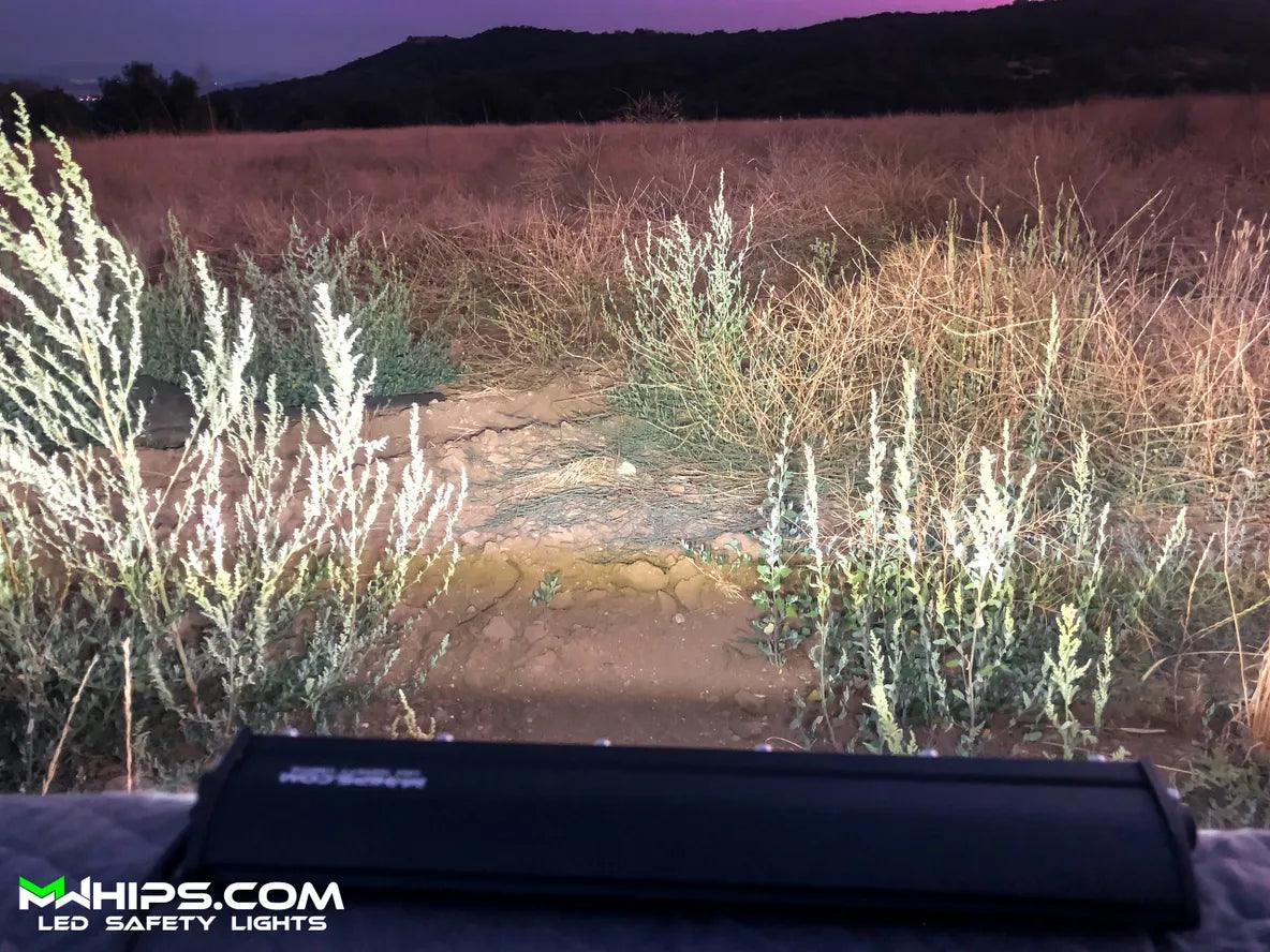 11" THIN MINI LED LIGHT BAR - (78 WATT) - WHITE - Mwhips