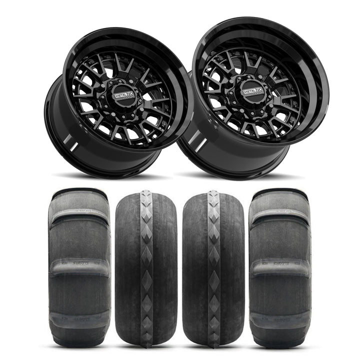 Slayer Non-Beadlock | Gloss Black + Sandcraft DESTROYER Slayer (Set of 4)