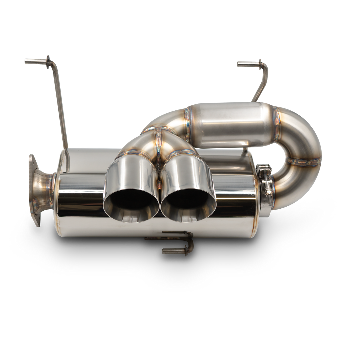 RZR Pro R Center Exit Slip On Exhaust with Dual 3.0'' Tip