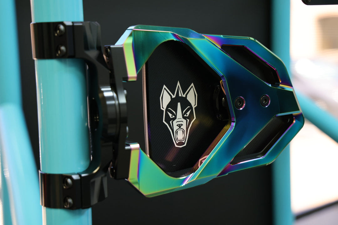 Cuero Race UTV Side Mirror Oil Slick (Set of 2)