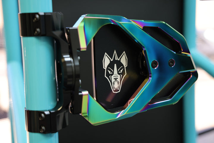 Cuero Race UTV Side Mirror Oil Slick (Set of 2)