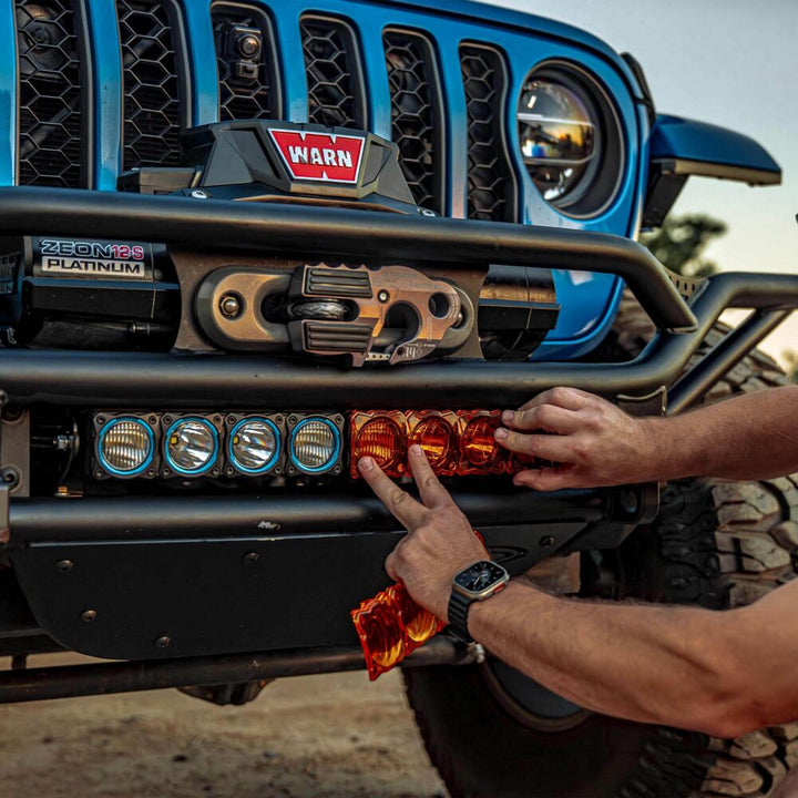 FLEX ERA® LED Light Bar - 10" Light Shield - Amber - # 5333