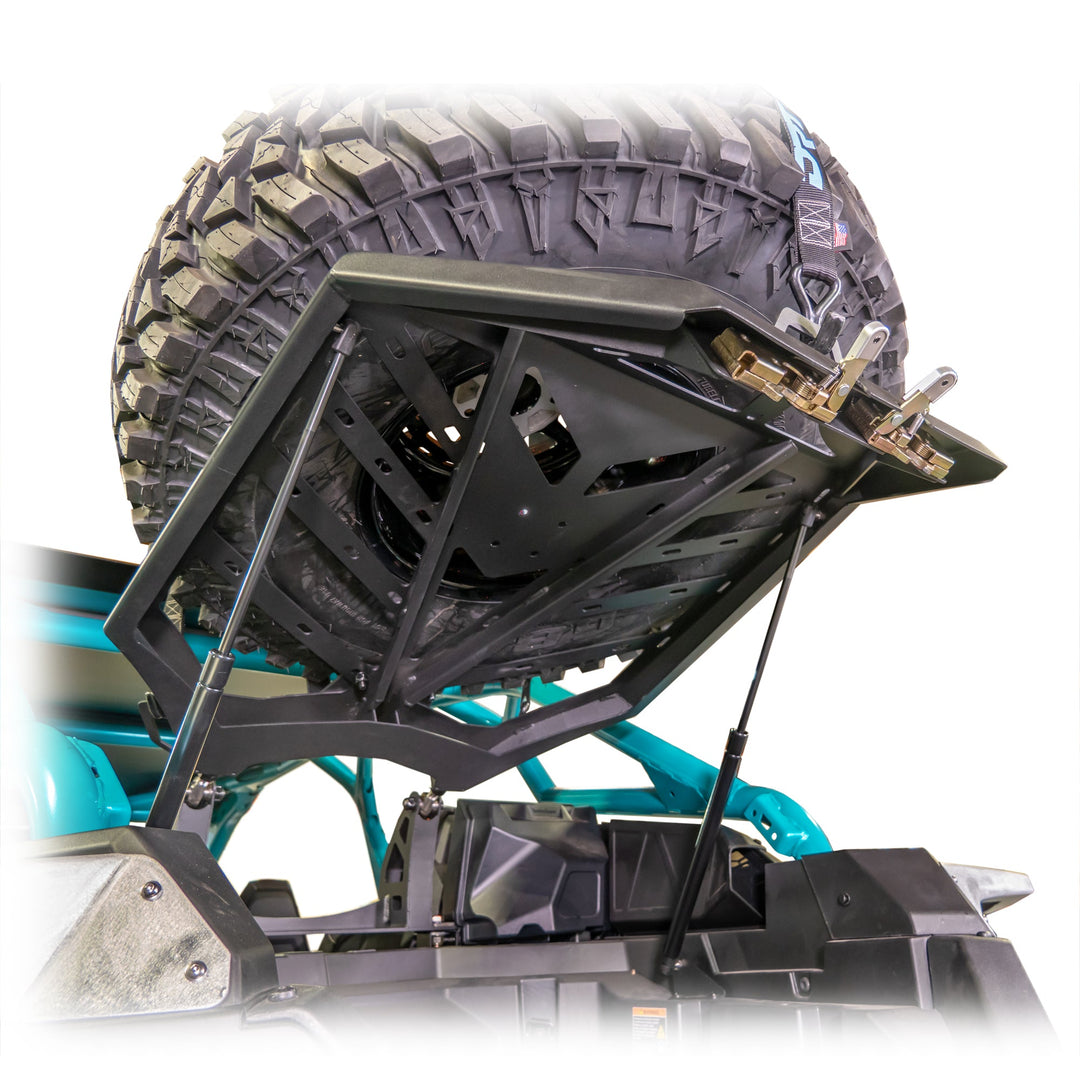 DRT Polaris RZR Pro Series Tire Carrier/Adventure Rack V2.0