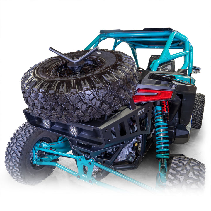 DRT Polaris RZR Pro R Desert Runner Fixed Tire Carrier