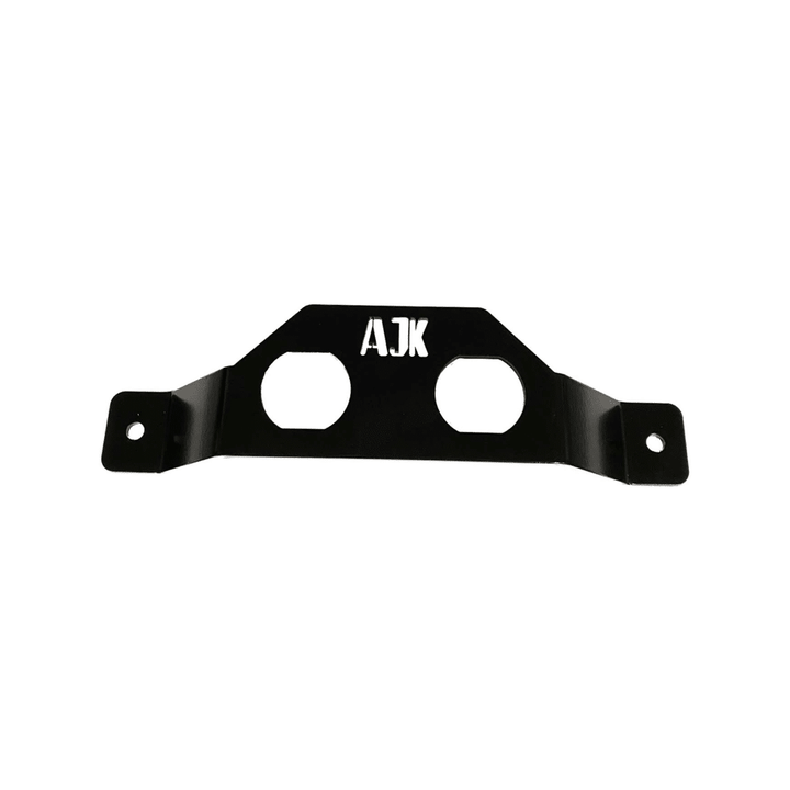Battery Terminal Relocation Kit by AJK Offroad Black Bracket top down view