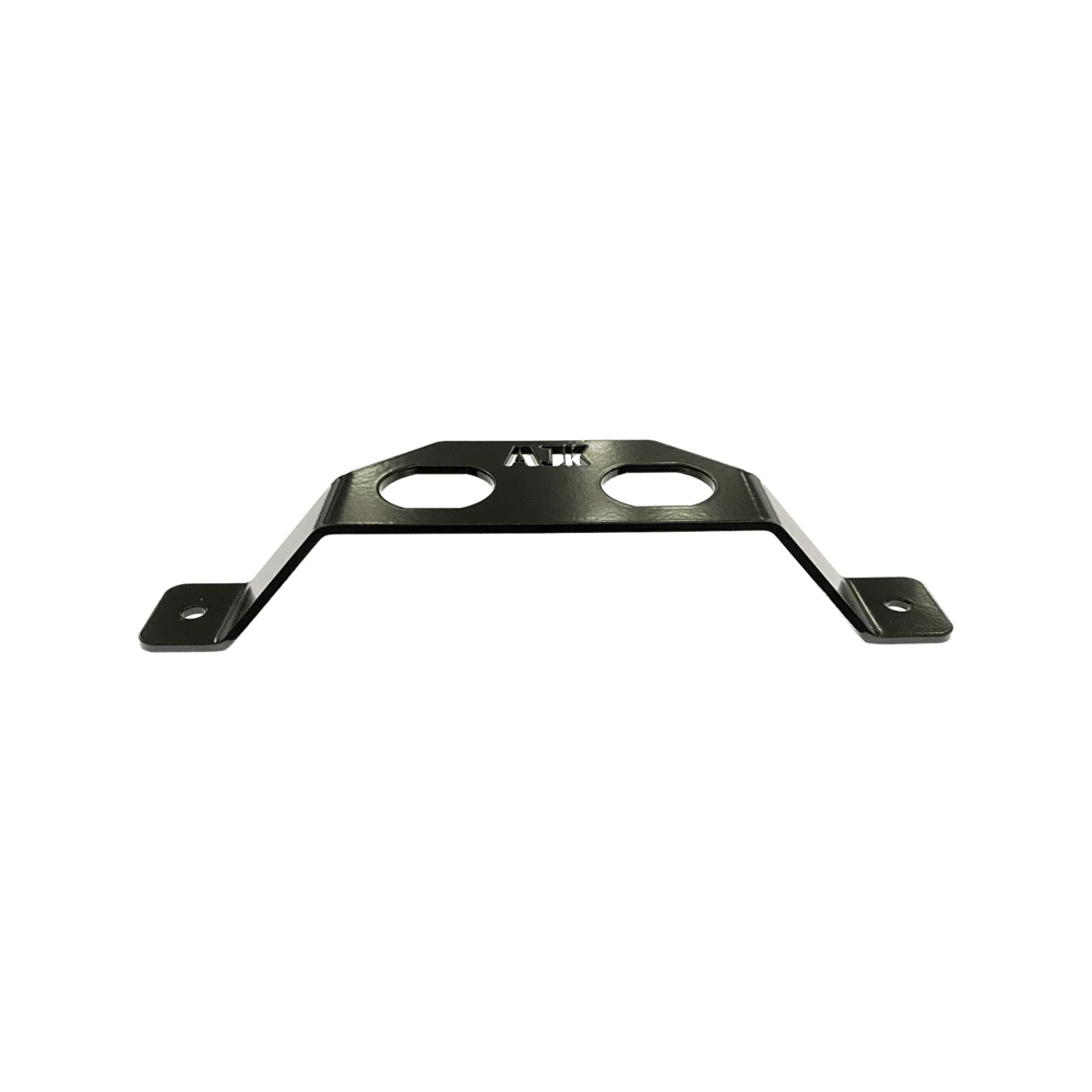 Battery Terminal Relocation Kit by AJK Offroad Black Bracket side view 