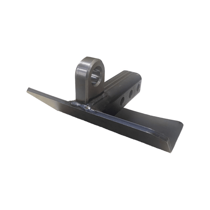 Hitch Skid with Recovery Point Short by AJK Offroad Back Close Up