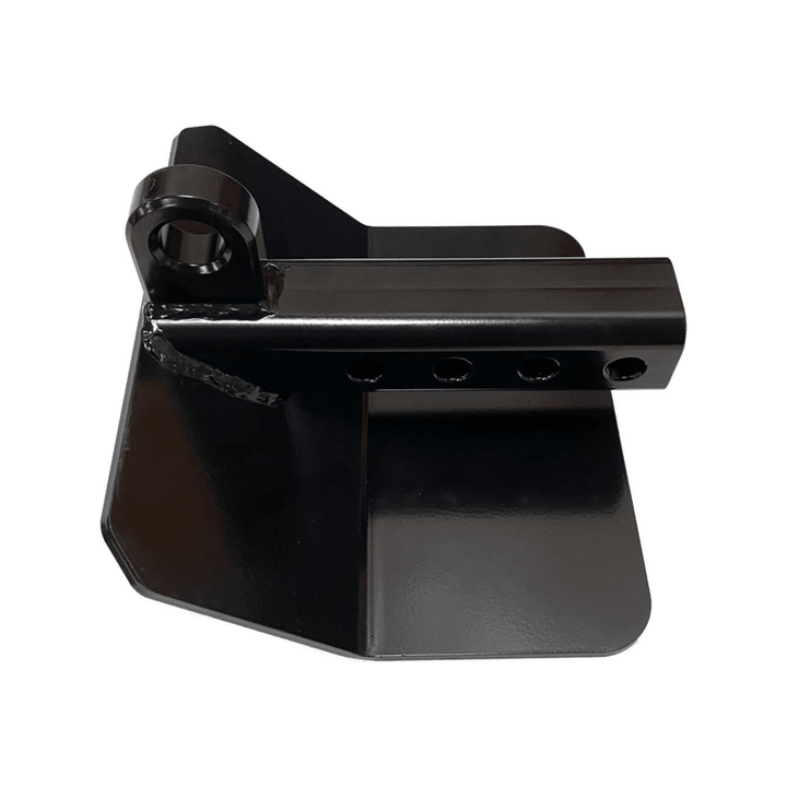 Hitch Skid with Recovery Point by AJK Offroad Side Horizontal View