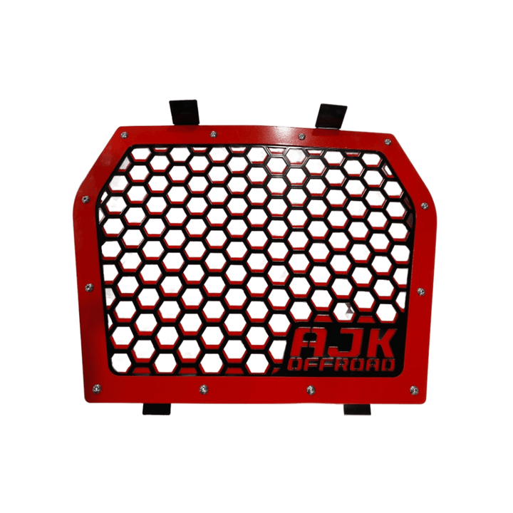 Kawasaki KRX Front Grill by AJK Offroad in Red 