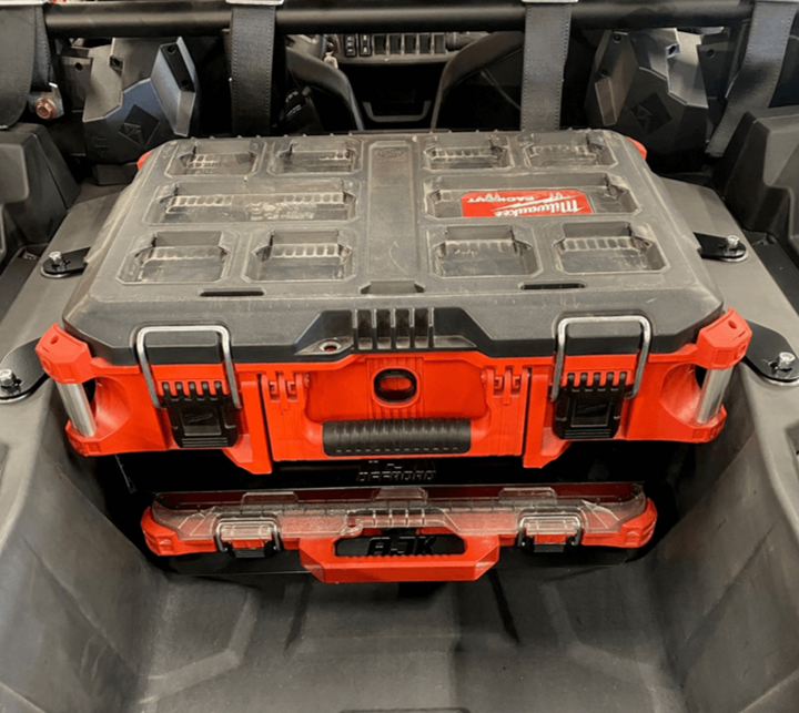 Polaris RZR XP 1000 2024 Model Year  AJK Offroad Top and Bottom Plates with Two Milwaukee Kits