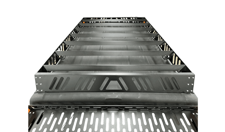 Polaris Xpedition Roof Rack by AJK Offroad Back Top Down Angle View