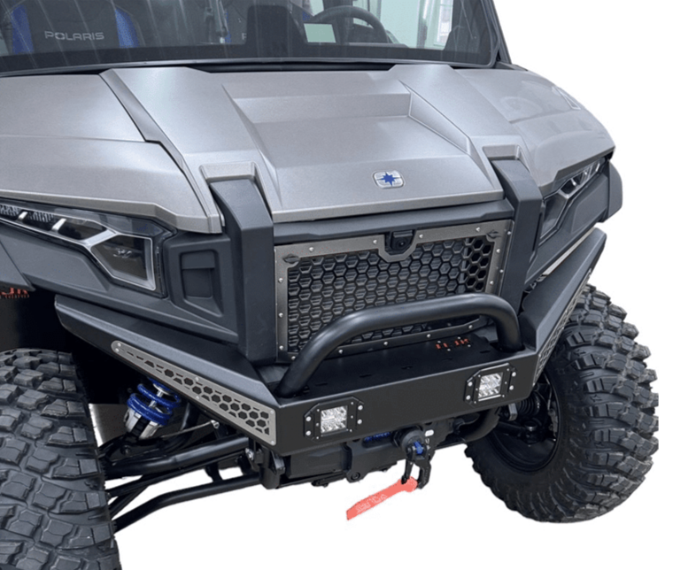 Polaris Xpedition Front Bumper by AJK Offroad Front Left Side View 