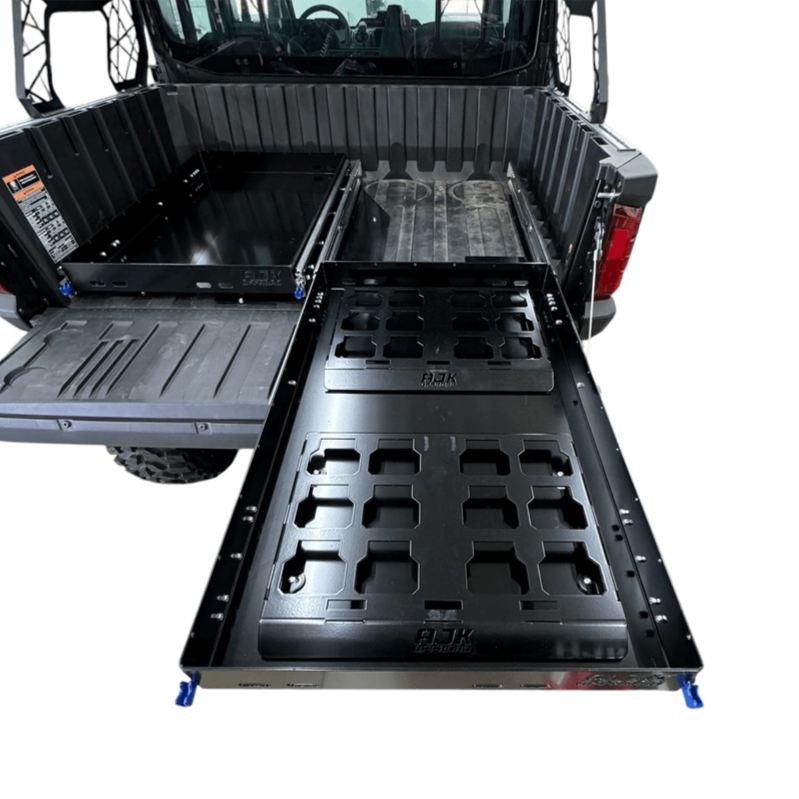 Polaris Ranger 1500XD Bed Drawer by AJK Offroad Extended Drawer with No Gear