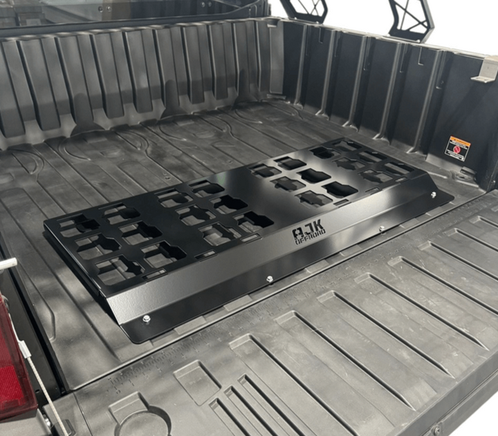 Polaris Ranger 1500XD Rear Packout Mount Installed but Empty Left Side View