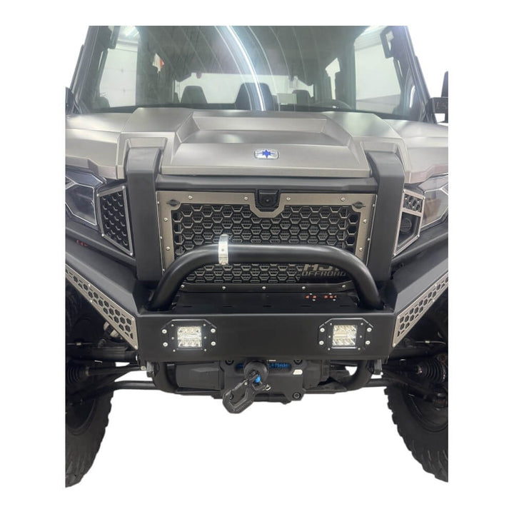 Polaris Xpedition Grill by AJK Offroad Installed in Heavy Metal