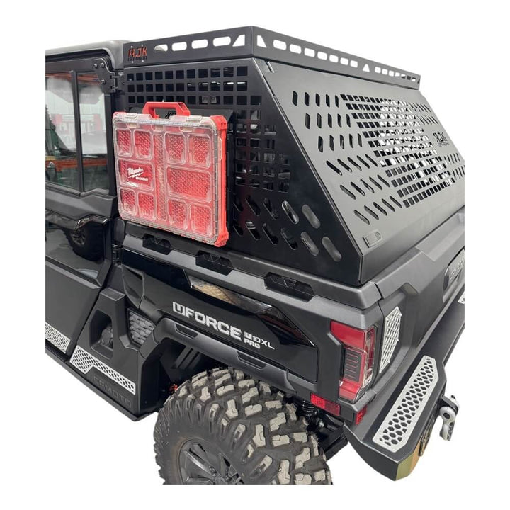 CF Moto UForce U10 Tall Bed Rack with Enclosure