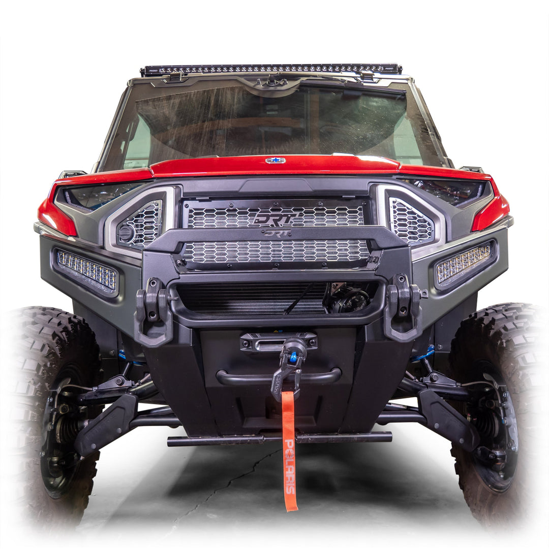 DRT Polaris Ranger XD 1500 2024 Front Bumper Light Bracket Kit Full Front view