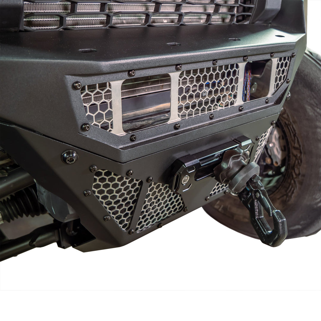 Low profile front bumper upgrade for utility