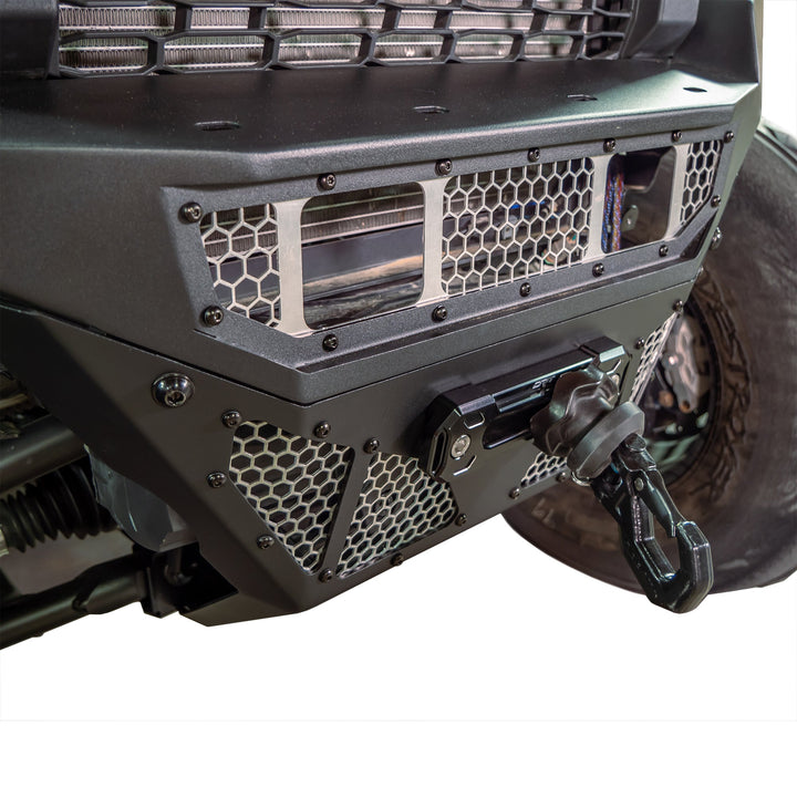 Low profile front bumper upgrade for utility