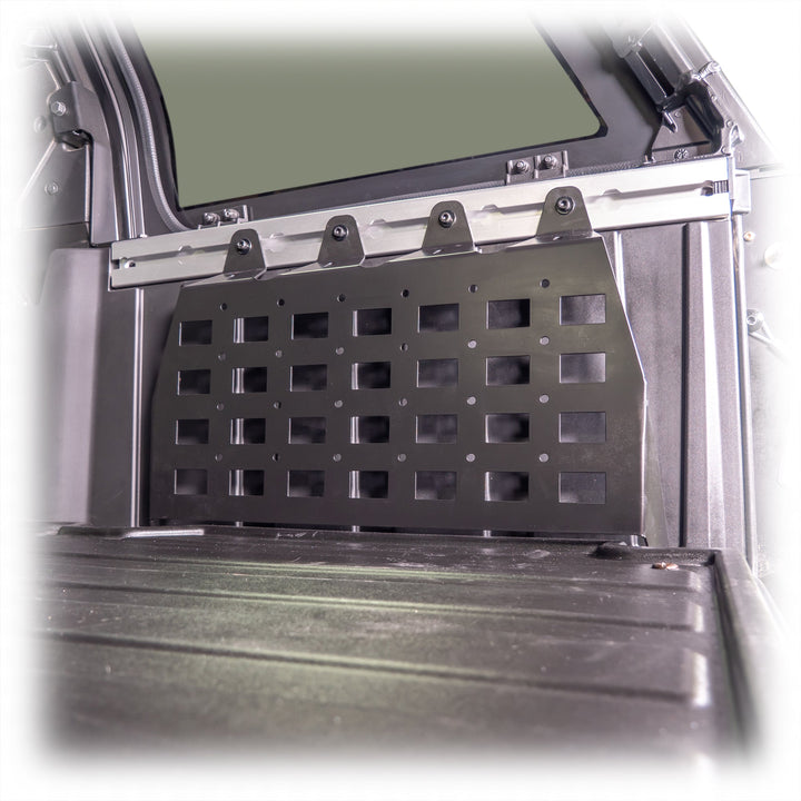 Rear cargo molle panel kit for Polaris utility vehicle