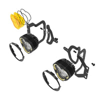 FLEX ERA® 3 Dual Mode SAE Fog LED Light Pods - 2-Light Master Kit - Jeep JL/JT Sport Bumpers - # 97148