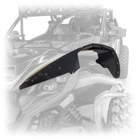 DRT 2024+ Maverick R front fender kit in high-impact ABS with aluminum brackets