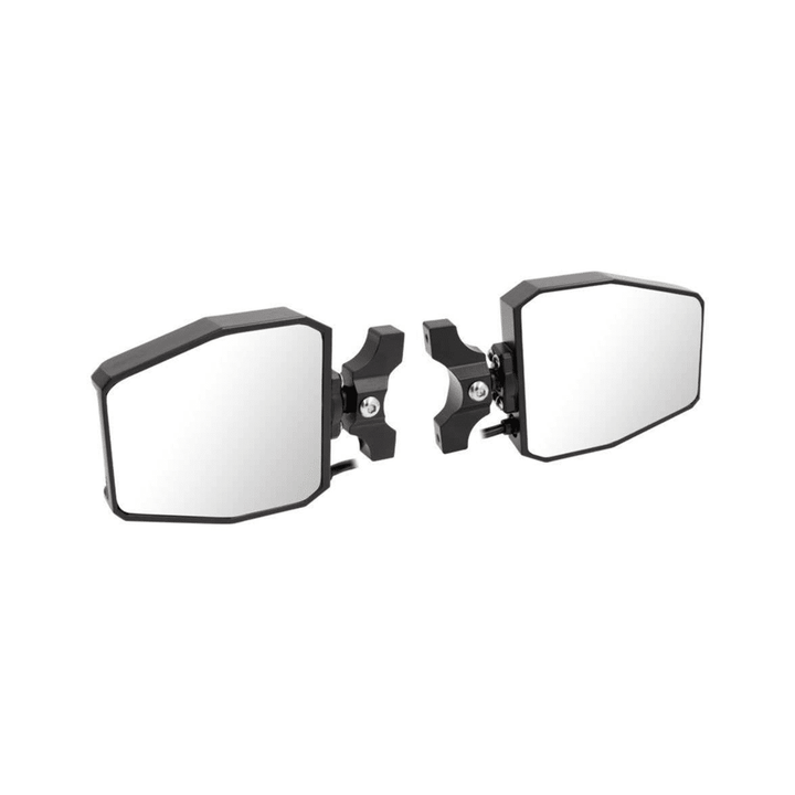 LED Side Mirrors from AJK Offroad by Metra Powersports Close Up of Just the Mirrors