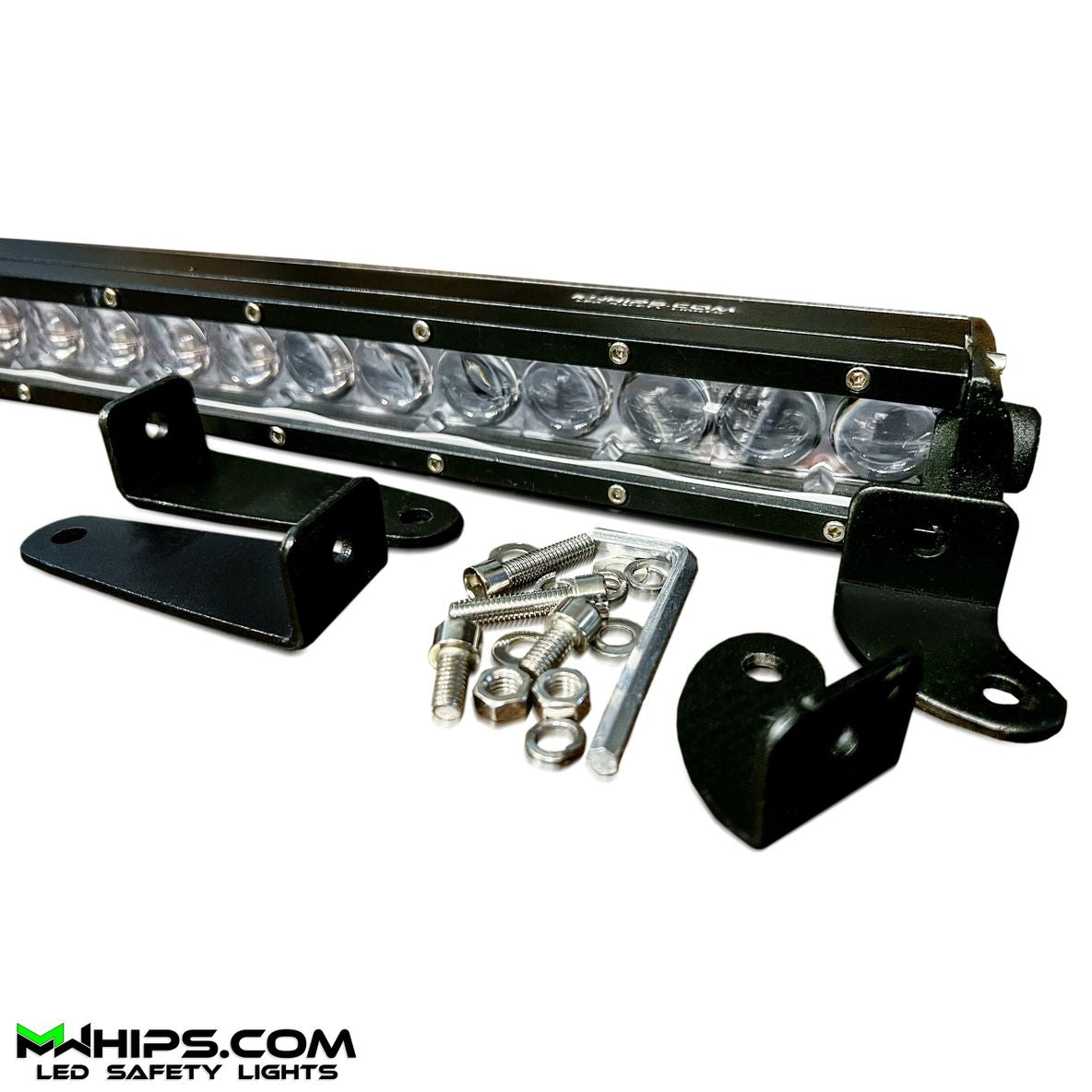 31" CREE LED LIGHT BAR - WHITE SPOT BEAM - Mwhips