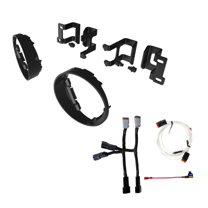 Bracket Set - Fog Pocket Kit for FLEX ERA® 3 - Brackets and Bezels - For Toyota Vehicles (pr) - # 7471