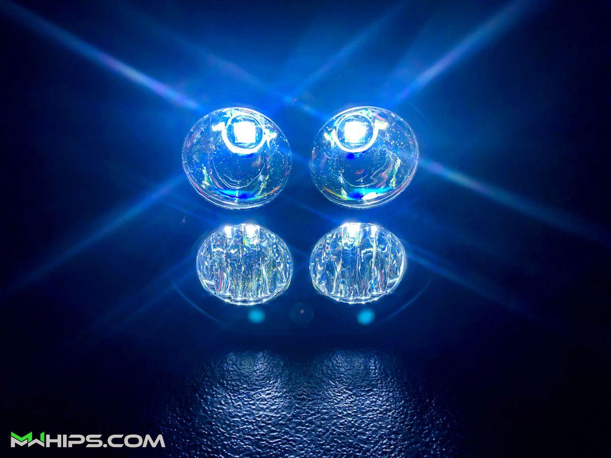 3" 40W 3400L WHITE SPOT/FLOOD - PAIR - Mwhips