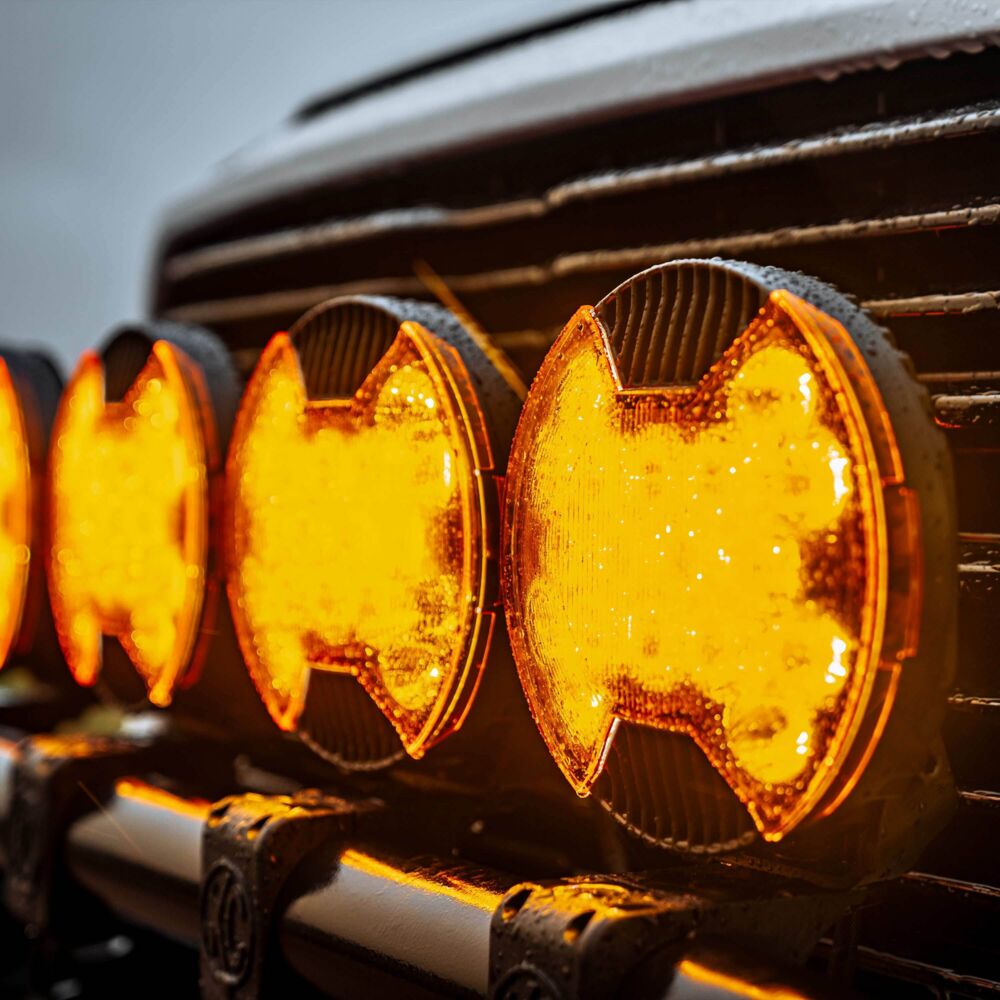 SlimLite® 8" LED - Light Shield - Driving - Amber - # 5211