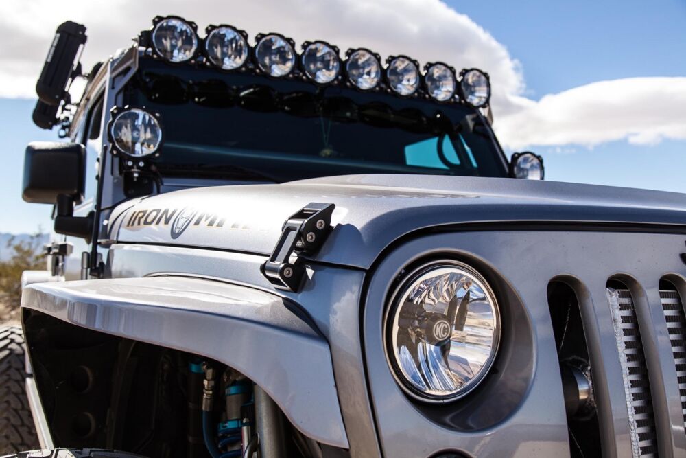 7" Gravity® LED DOT Headlight - Driving Beam - Pair - 07-18 Jeep JK - # 42351