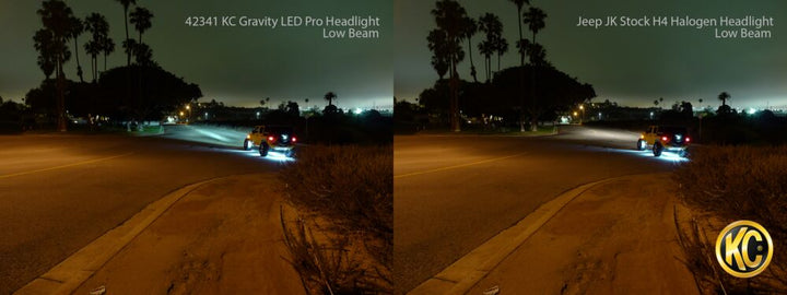 7" Gravity® LED Pro DOT Headlight - Driving Beam - Single - Universal / 07-18 Jeep JK - # 4234