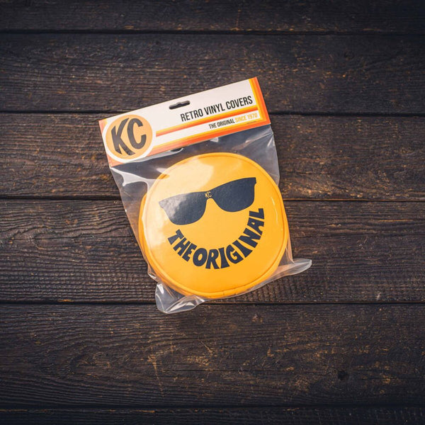 Cover; Retro 6" Vinyl Yellow w/ "THE ORIGINAL" Smiley Sunglasses (pr) - # 5205