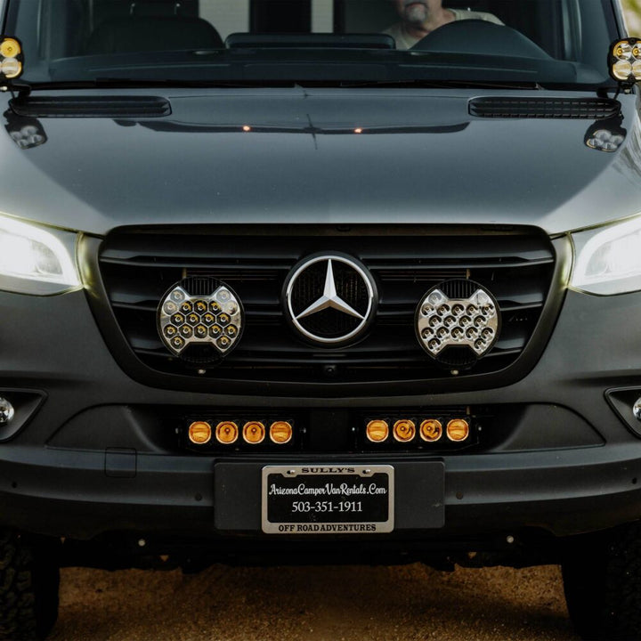 Light Bar - Bumper Mount - Dual FLEX ERA® Light Bar Bracket - 2019-2024 Mercedes Sprinter Van - # 73446
