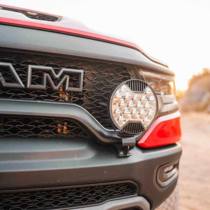 Grille Mount Light Brackets for Two Lights - GEN5 2019+ RAM 1500 Rebel/1500 TRX - # 7346