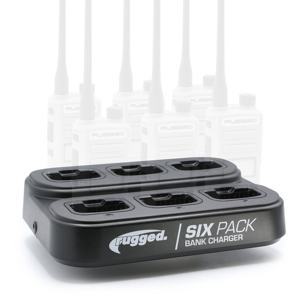 6-Pack Bank Charger for Handheld Radios - RDH16